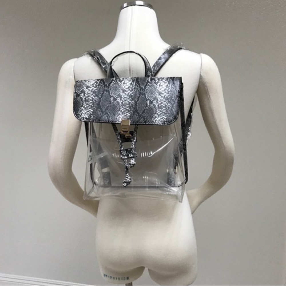 Transparent Snakeskin Backpack - Picture 4 of 4